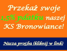 Przekaż 1,5 % dla Bronowianki